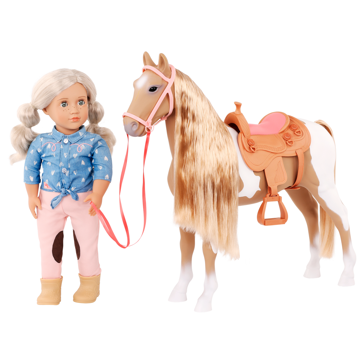Palomino Horse Toy Horse For 18 Dolls Our Generation Our palomino-horse-toy-horse-for-18-dolls-our-generation-our