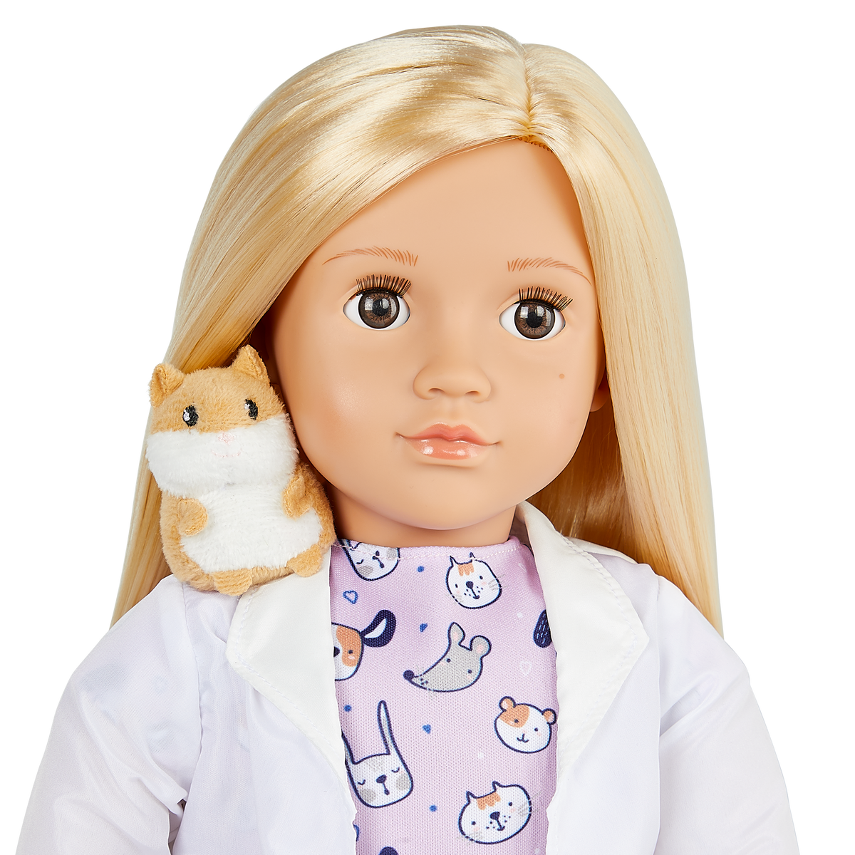 Noemie 46cm Vet Doll & Plush Hamster Our Generation Our Generation NZ