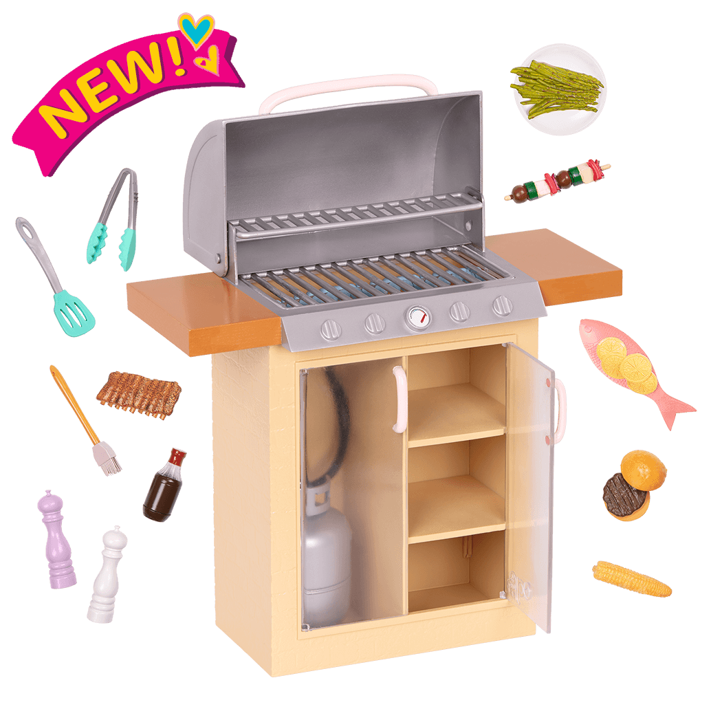 Backyard Grill 18inch Doll BBQ Playset Our Generation Our