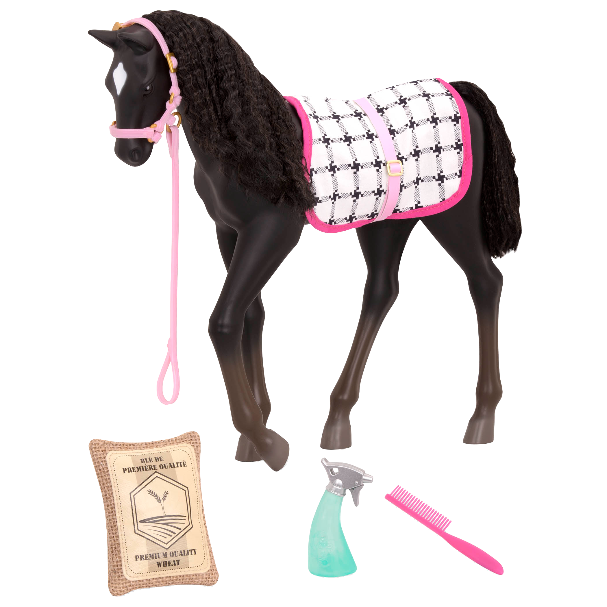 Black Velvet Foal | Toy Horse for 18-inch Dolls | Our Generation