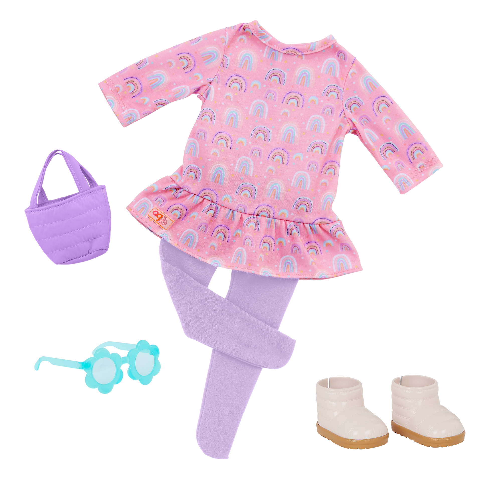 Our Generation Bright as a Rainbow outfit