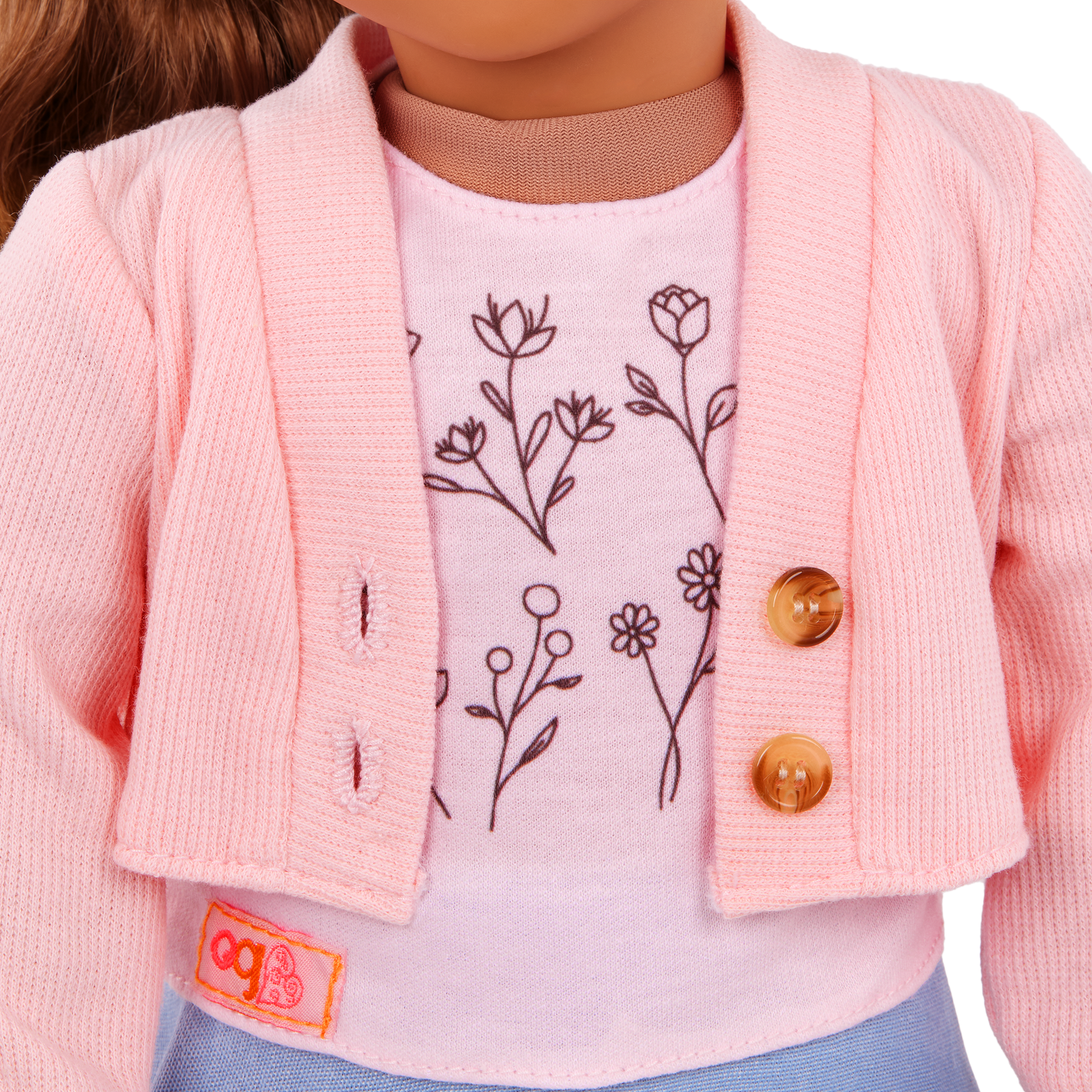 Our Generation Country Charm Outfit for an 46cm Dolls including a top, skirt, socks and sandals