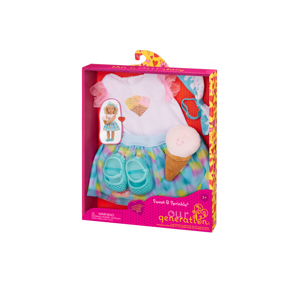 Our Generation Sweet & Sprinkly Outfit for 46 cm Dolls