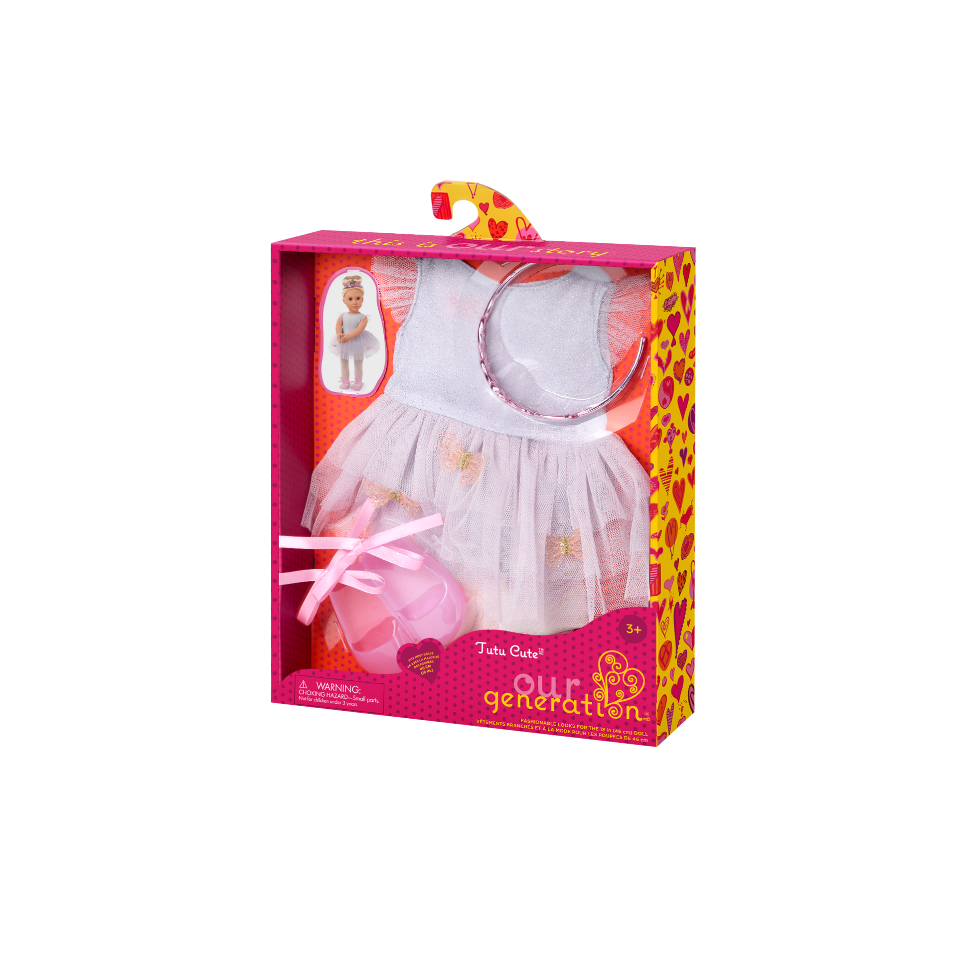 Our Generation Tutu Cute Ballet Outfit for 46cm Dolls