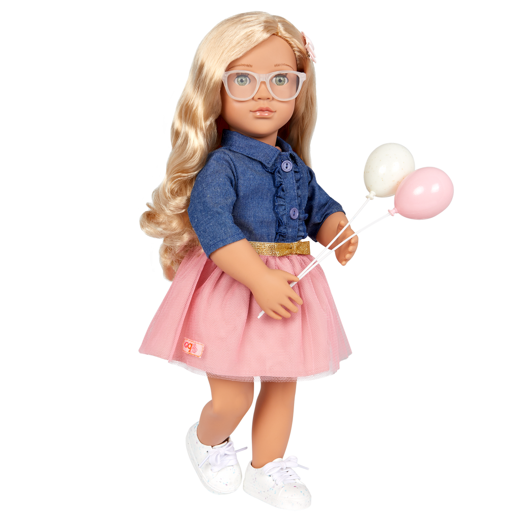 Our Generation Emily Posable 18-inch Party Planner Doll & Storybook