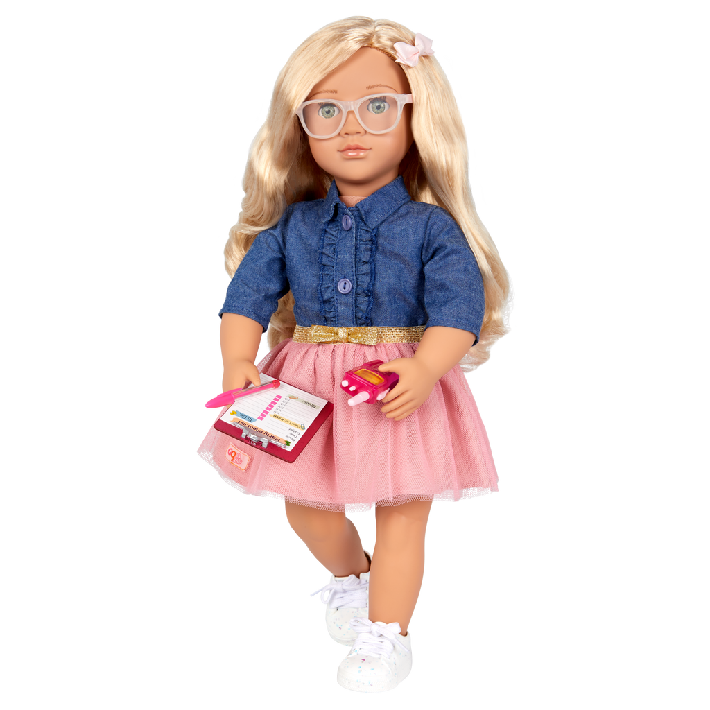 Our Generation Emily Posable 18-inch Party Planner Doll & Storybook