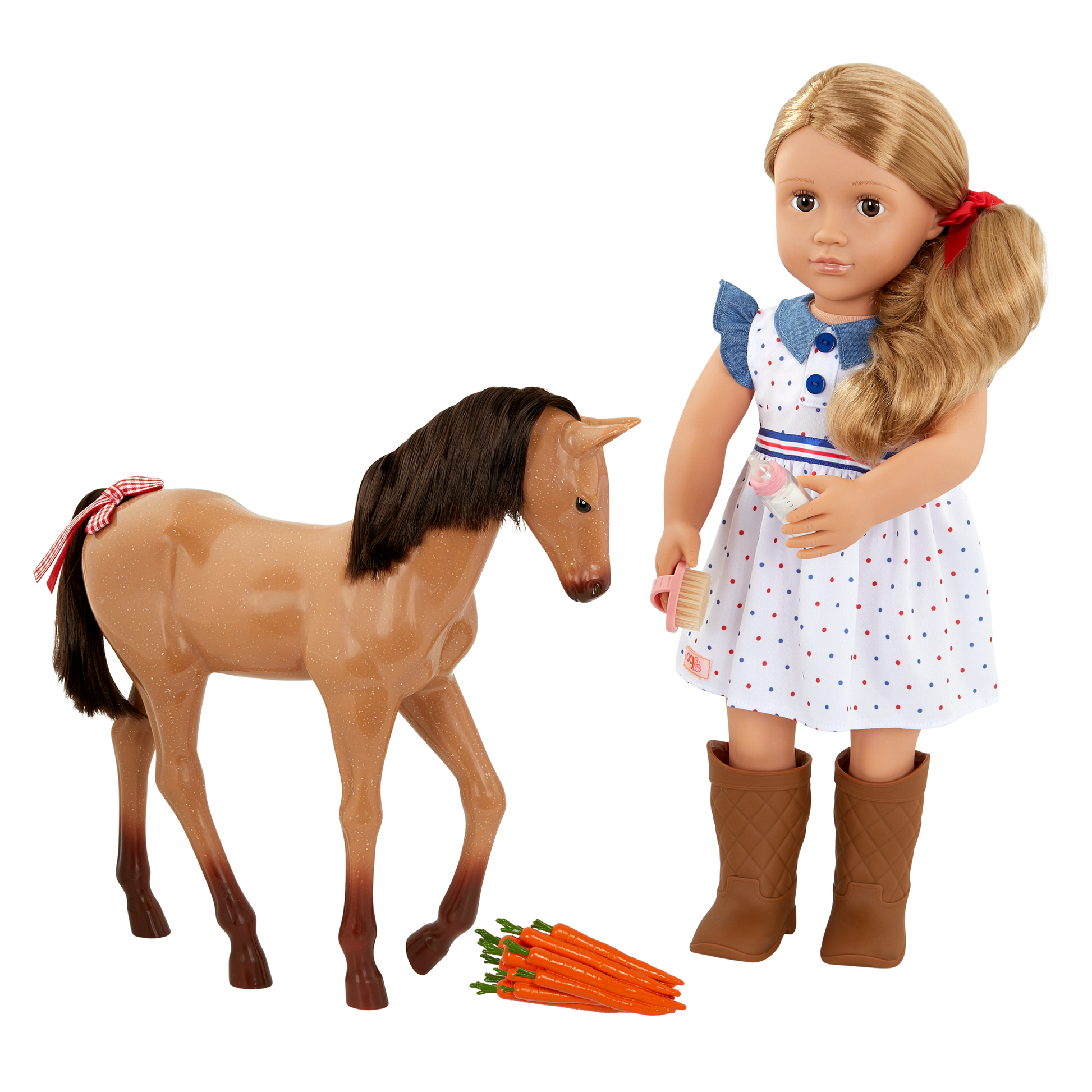 Our Generation 46cm Equestrian Doll Shelley & Foal