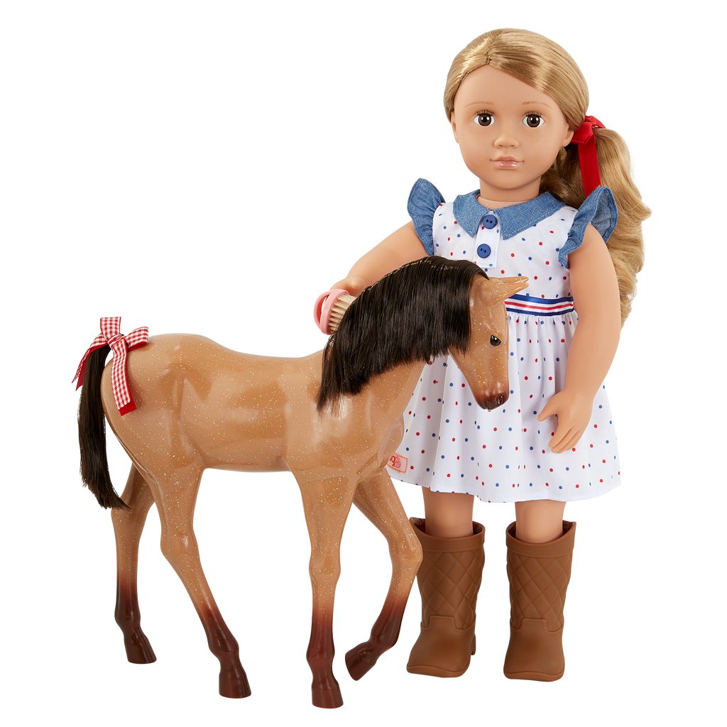 Our Generation 46cm Equestrian Doll Shelley & Foal