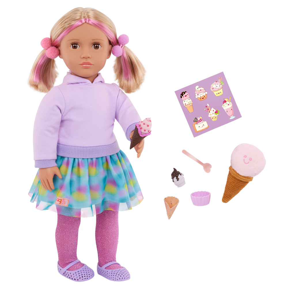 Our Generation 46cm Doll Andy and Ice Cream Accessories