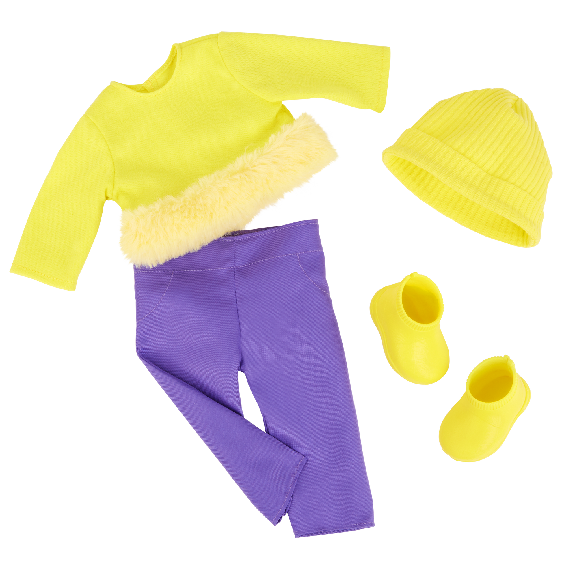 Sola 46cm doll with bright yellow outfits