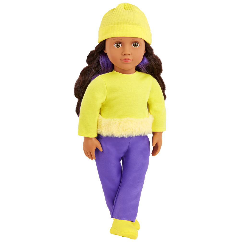Sola 46cm doll with bright yellow outfits