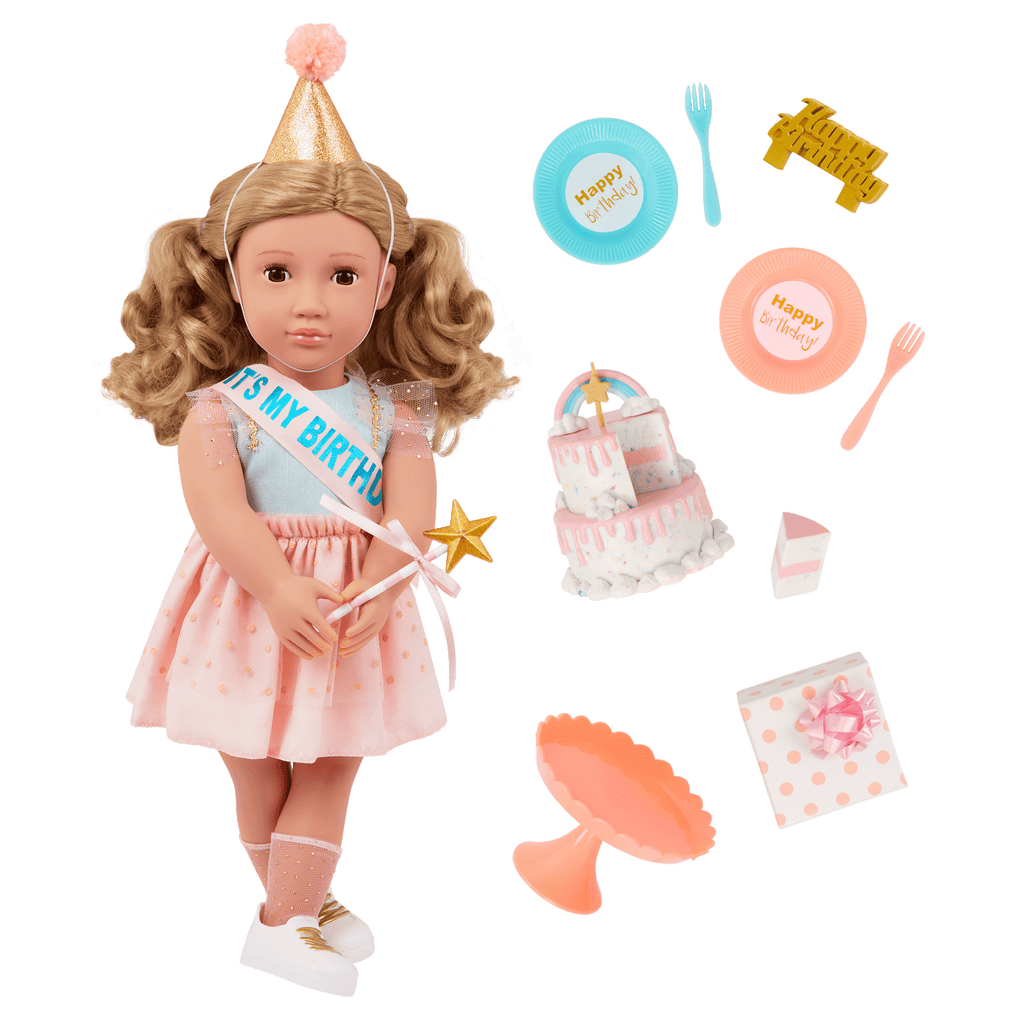 Romy birthday party girl 18-inch doll