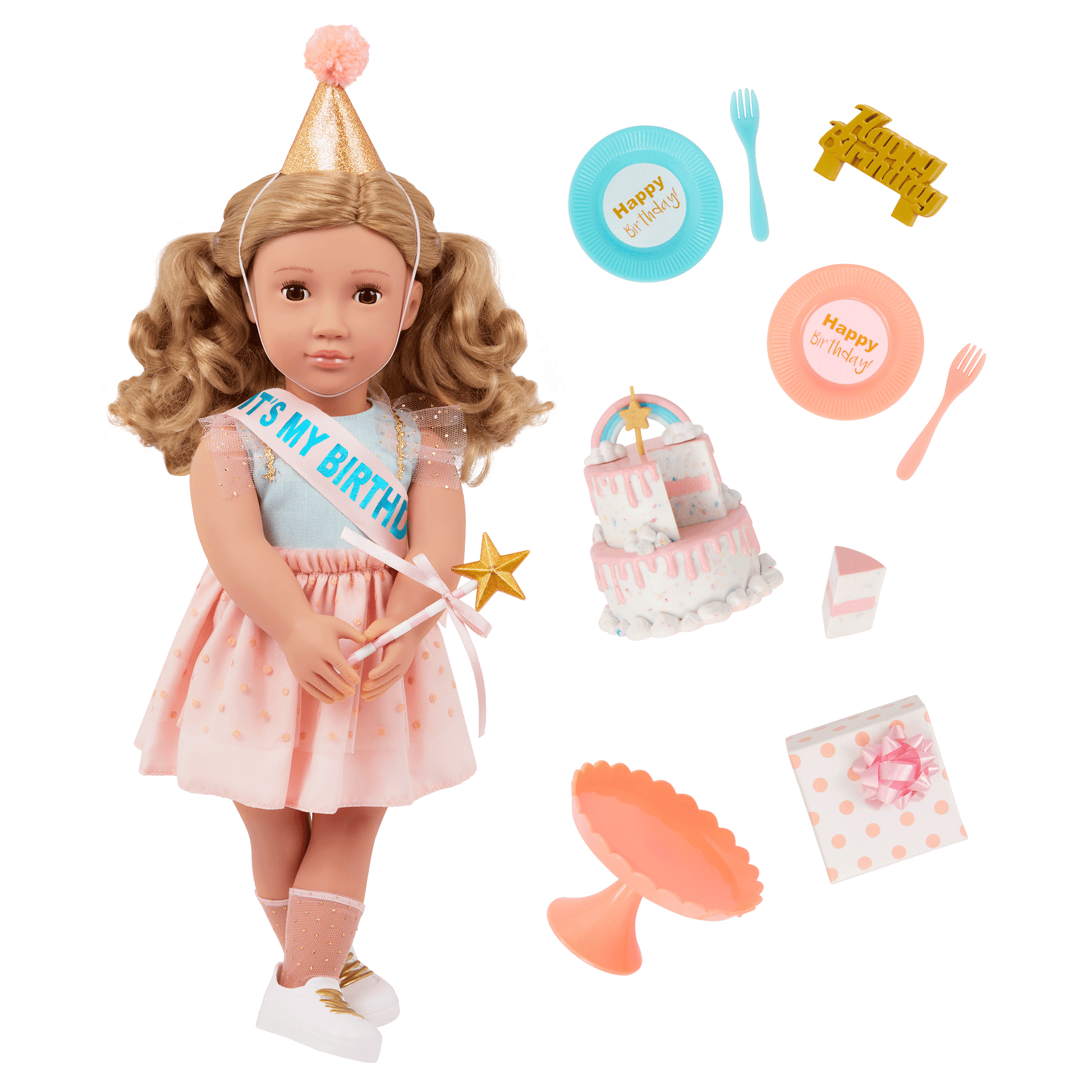 Romy birthday party girl 18-inch doll