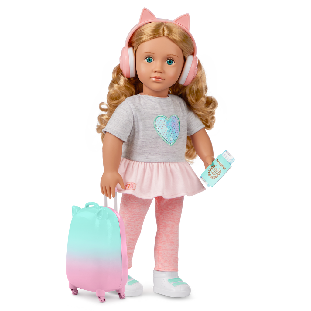 Our Generation 46cm Doll Linzi & Travel Accessories