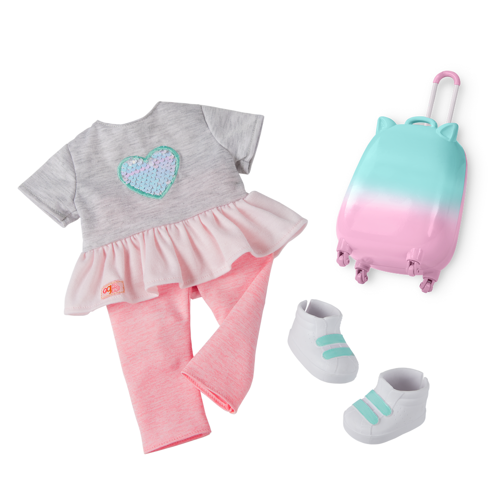 Our Generation 46cm Doll Linzi & Travel Accessories