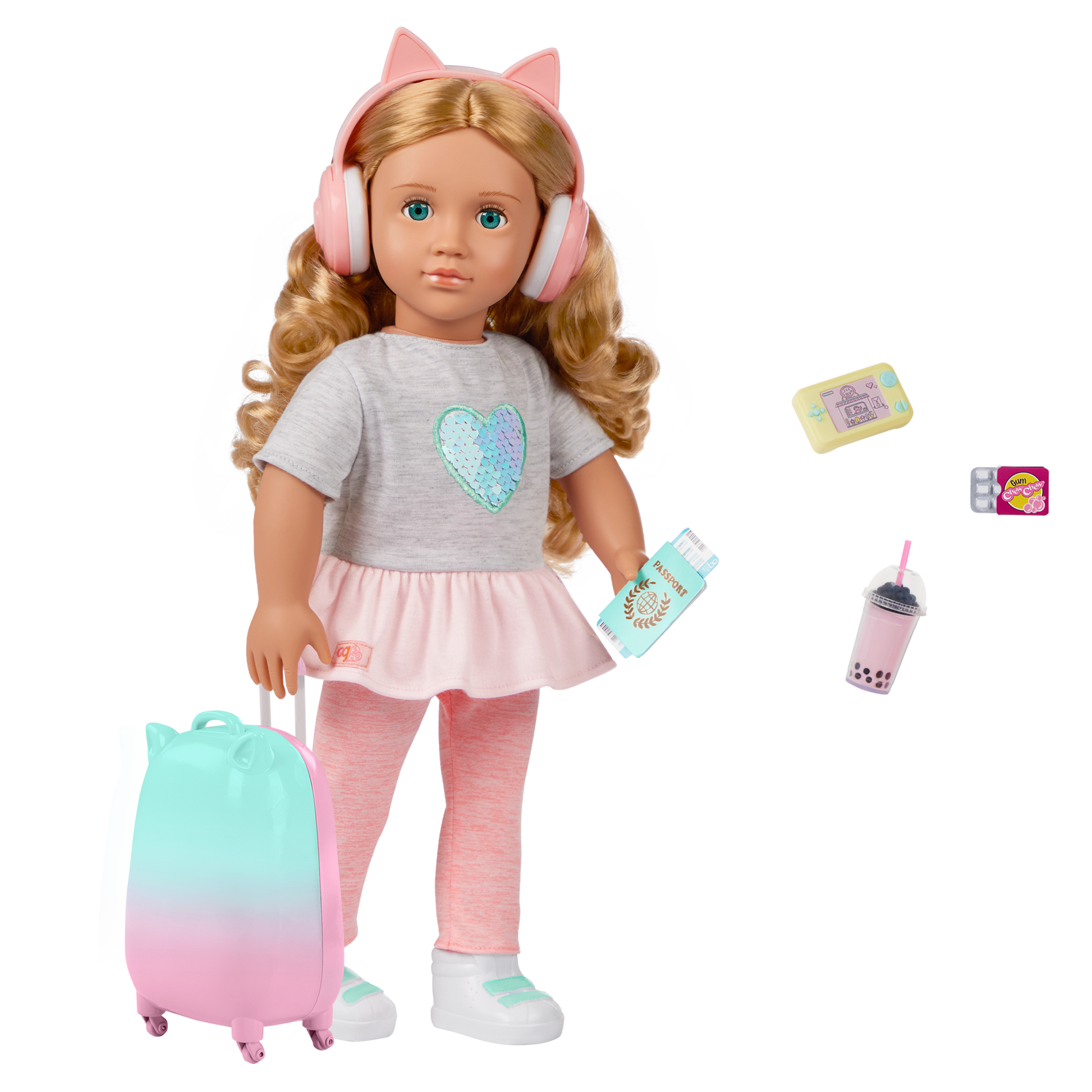 Our Generation 46cm Doll Linzi & Travel Accessories