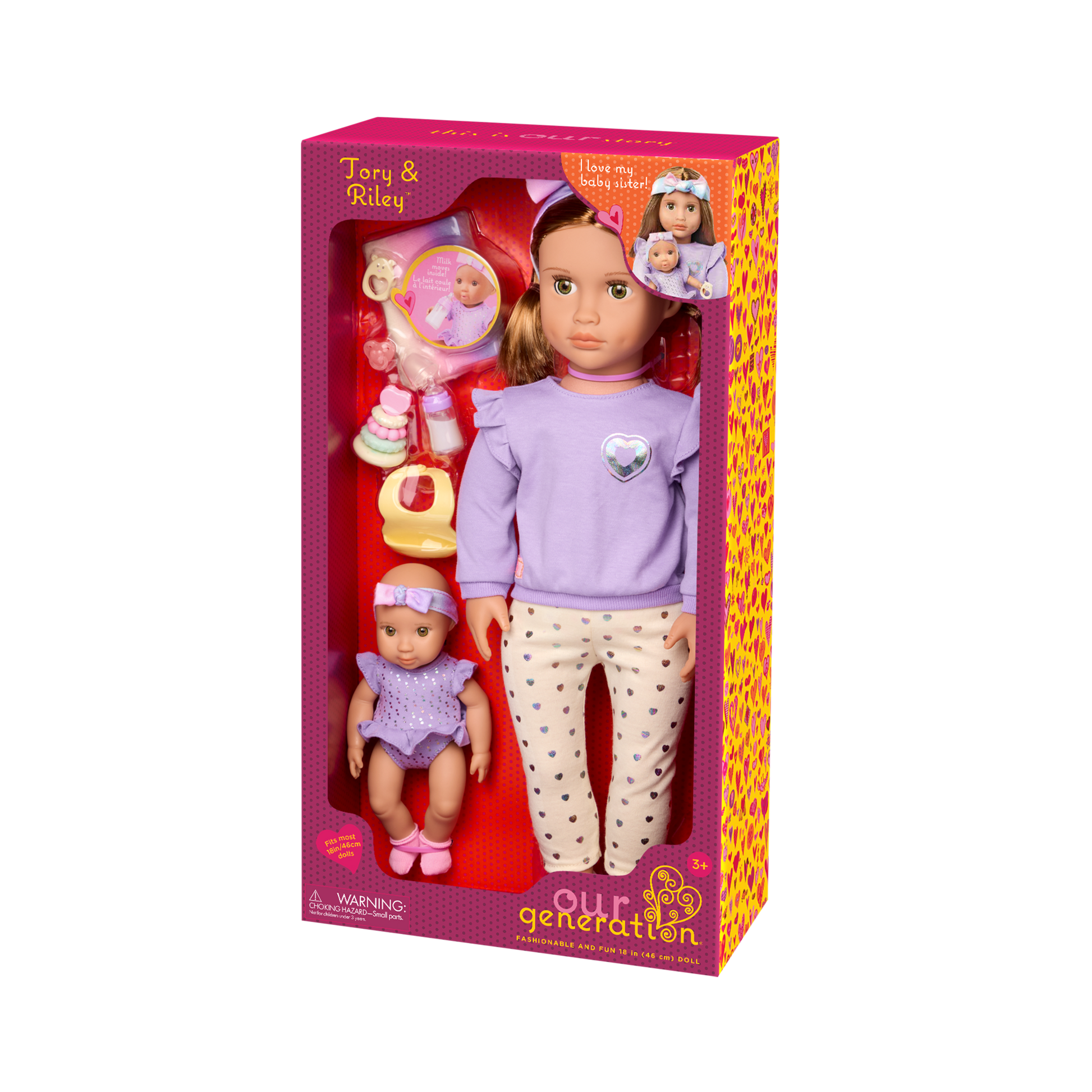 Our Generation 46 cm Doll Tory & Baby Sister Riley