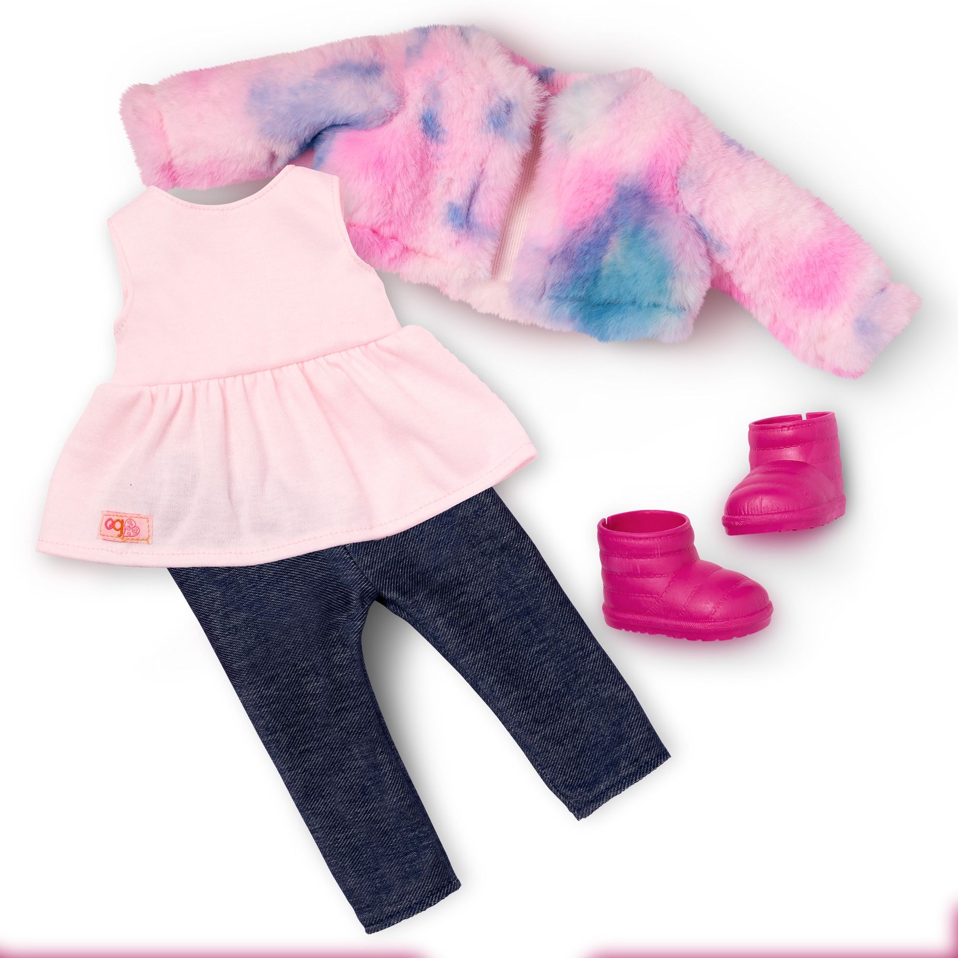 Our Generation 46 cm Doll Ines & Pet Puppy Jojo