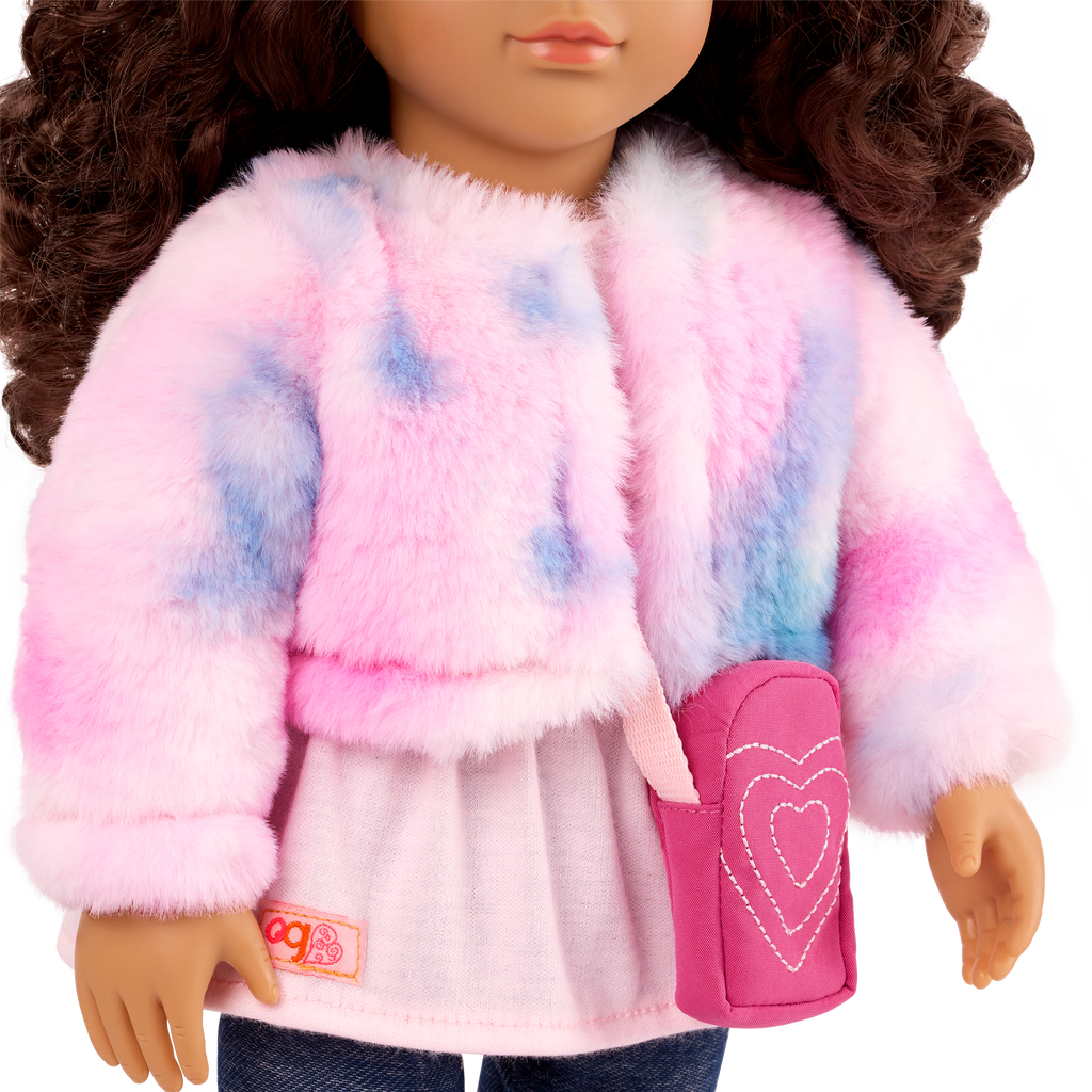 Our Generation 46 cm Doll Ines & Pet Puppy Jojo