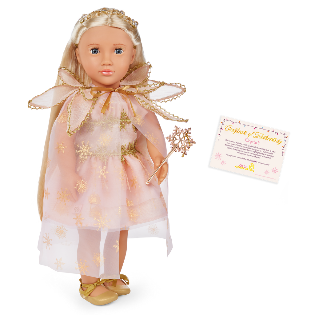 Our Generation 18-inch Doll Snowflake Fairy Crystal