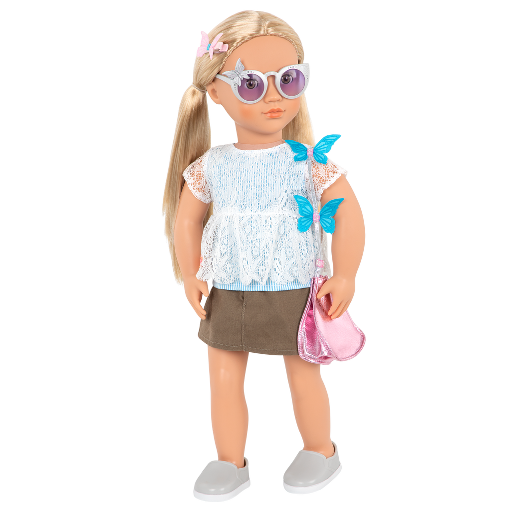 Butterfly Flutter Purse Set for 46 cm Dolls