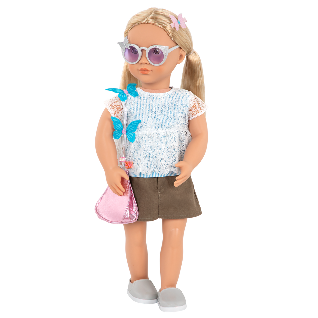 Butterfly Flutter Purse Set for 46 cm Dolls