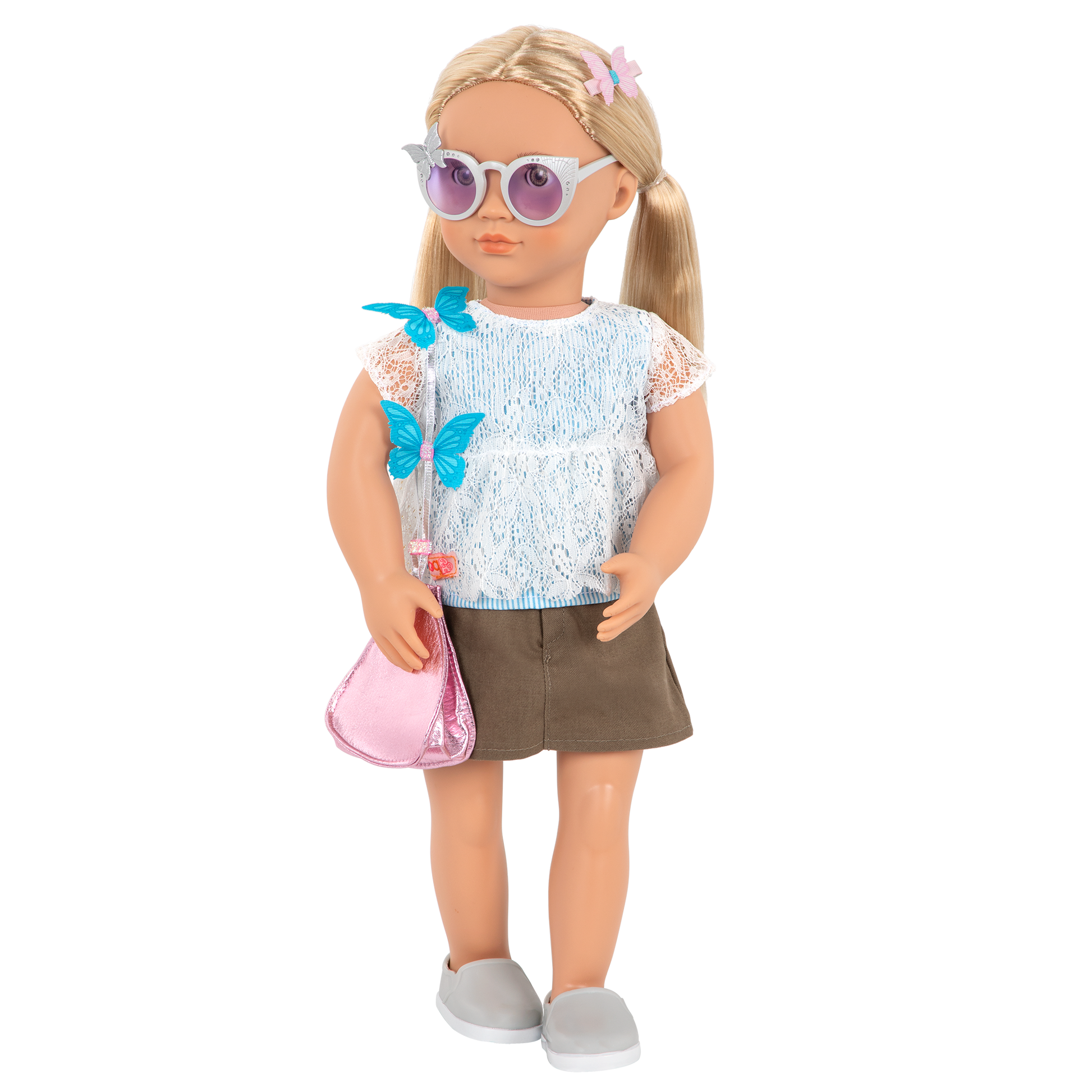 Butterfly Flutter Purse Set for 46 cm Dolls