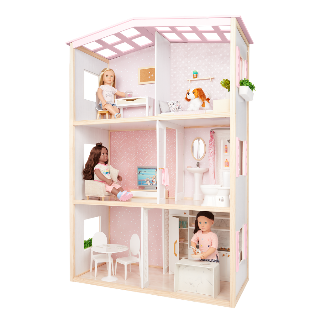 Dollhouse for 18-inch dolls