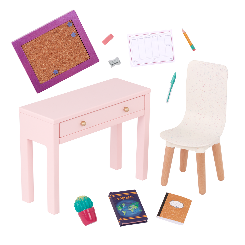 Our Generation Working Wonder Desk Furniture for 46cm Dolls