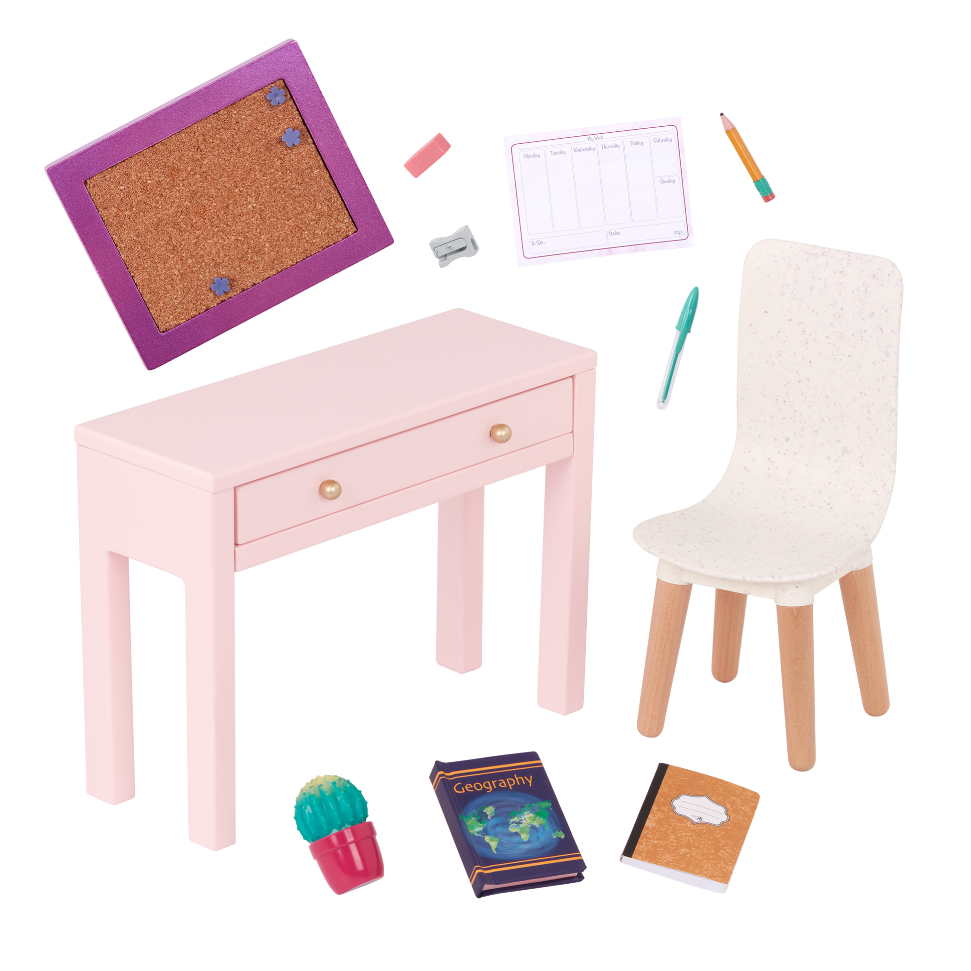 Our Generation Working Wonder Desk Furniture for 46cm Dolls