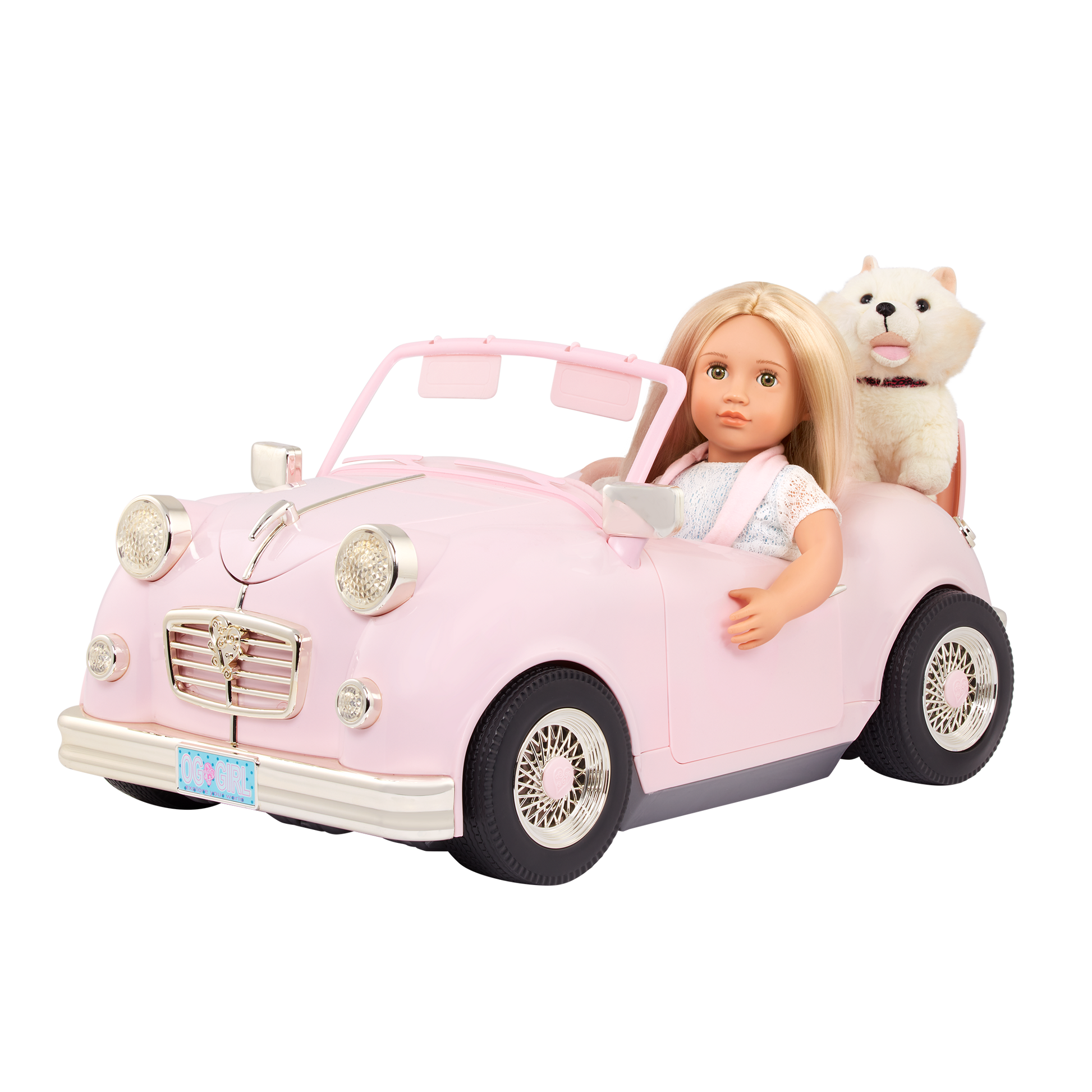 car drive cruising playset for 18-inch dolls