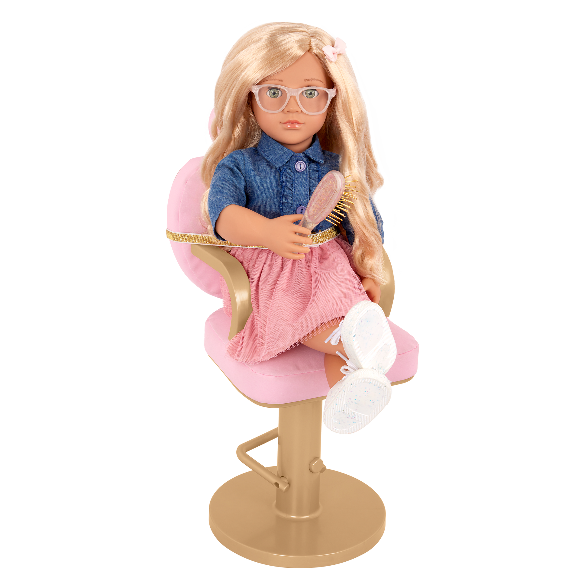 Our Generation Sweet Salon Chair for 46cm Dolls with accessories