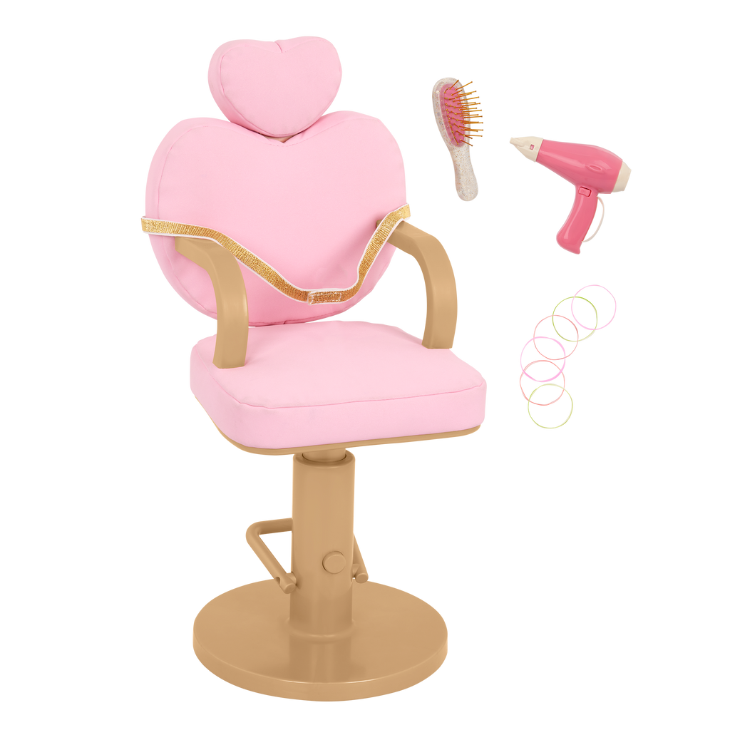 Our Generation Sweet Salon Chair for 46cm Dolls with accessories