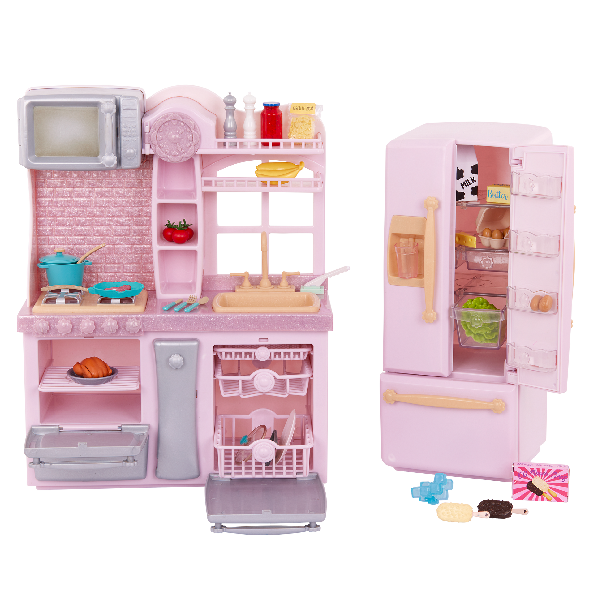 Our Generation Pink Gourmet Kitchen Playset for 46cm Dolls