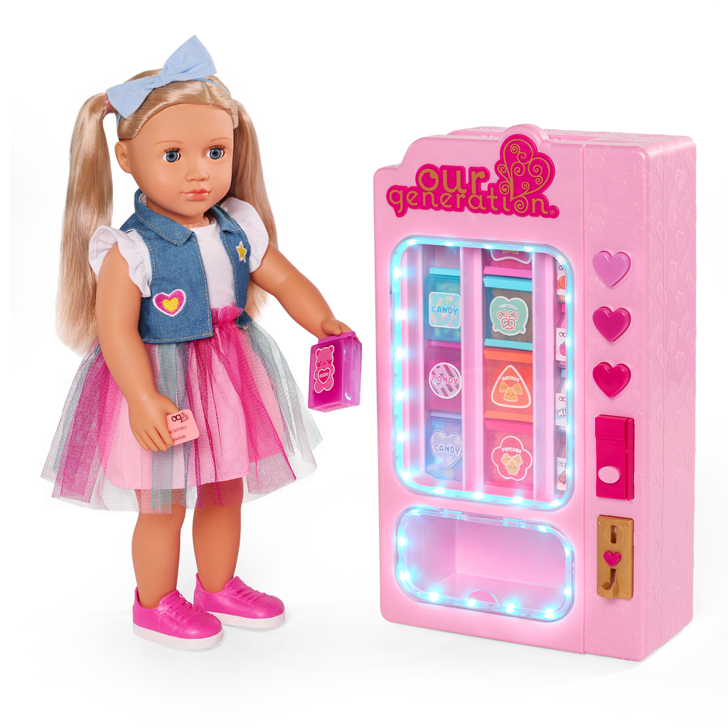 Our Generation Snacktime Fun Vending Machine Playset for 46 cm Dolls
