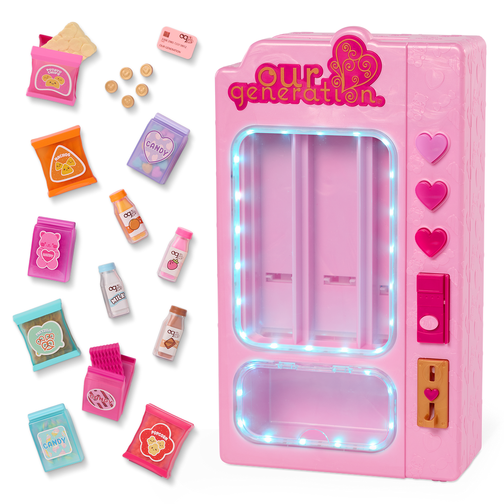 Our Generation Snacktime Fun Vending Machine Playset for 46 cm Dolls