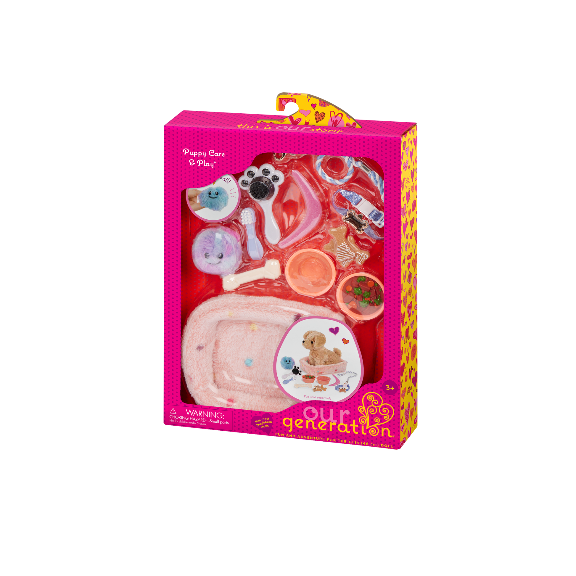 Our Generation Puppy Care & Play Set for 18" Dolls