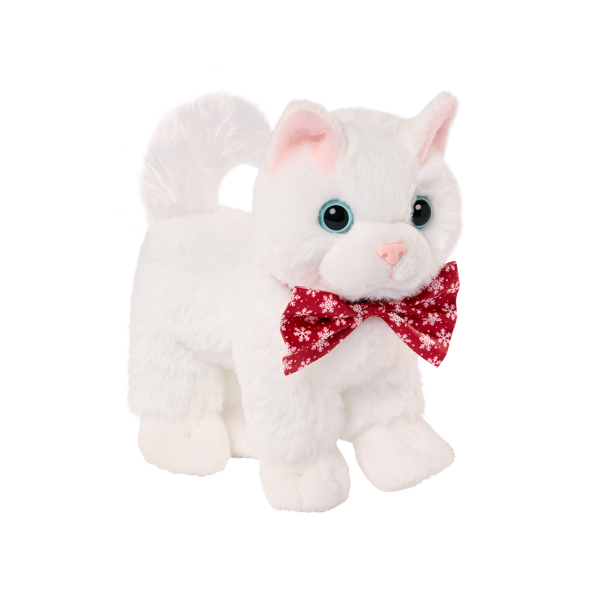 Our Generation Snowball Holiday Kitten Pet Cat Plushie