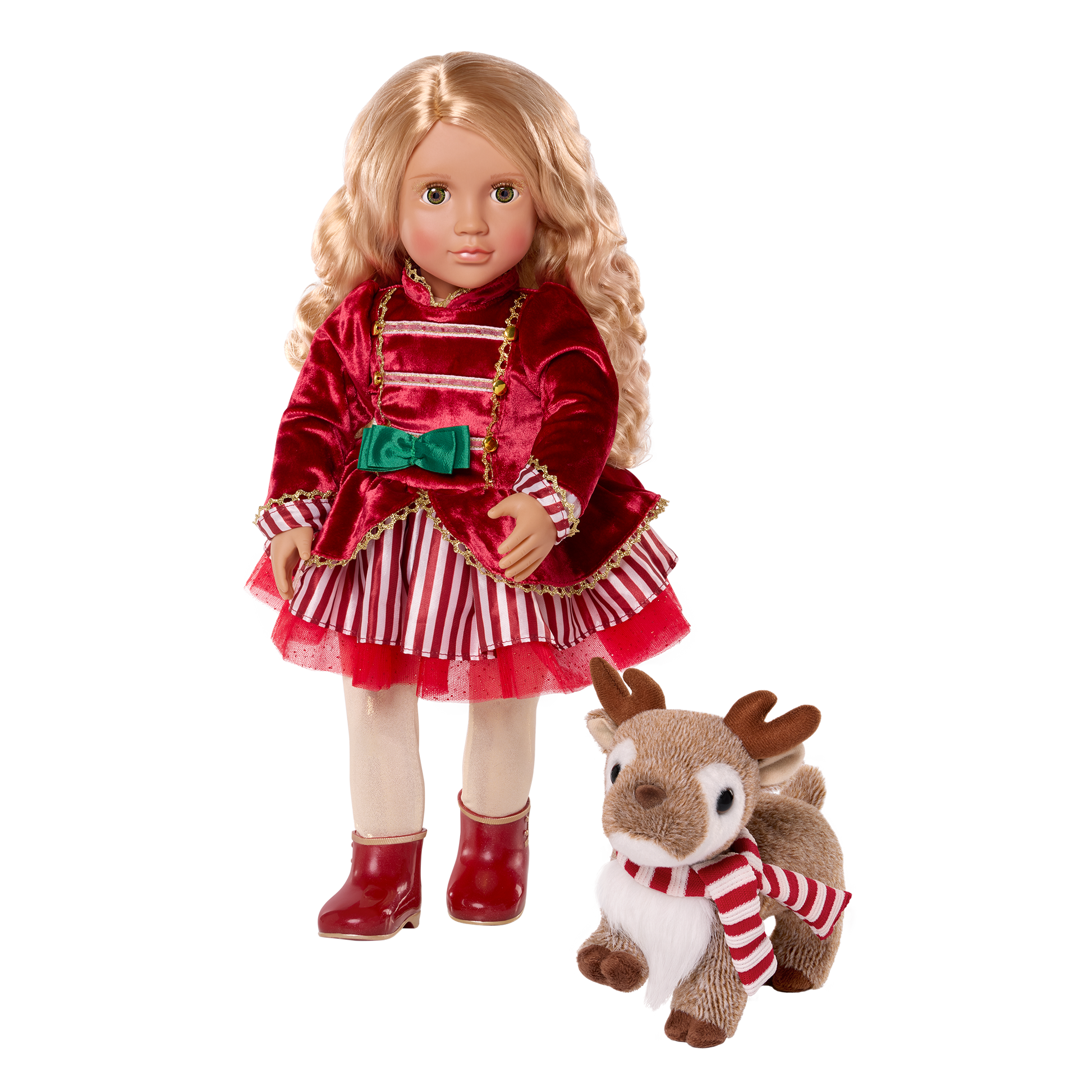 Our Generation Jolly Holiday Reindeer Plushie