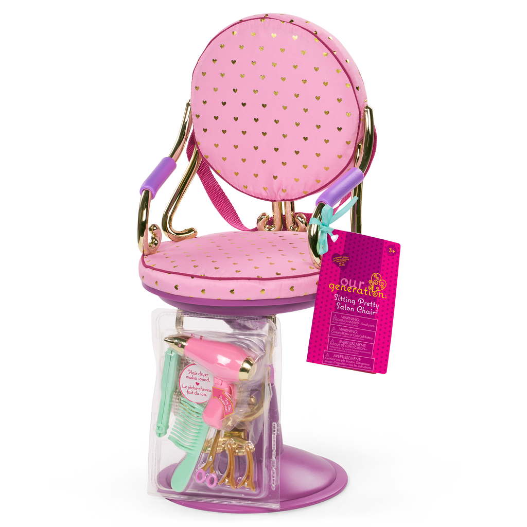 Our Generation Sitting Pretty Salon Chair for 46 cm Dolls