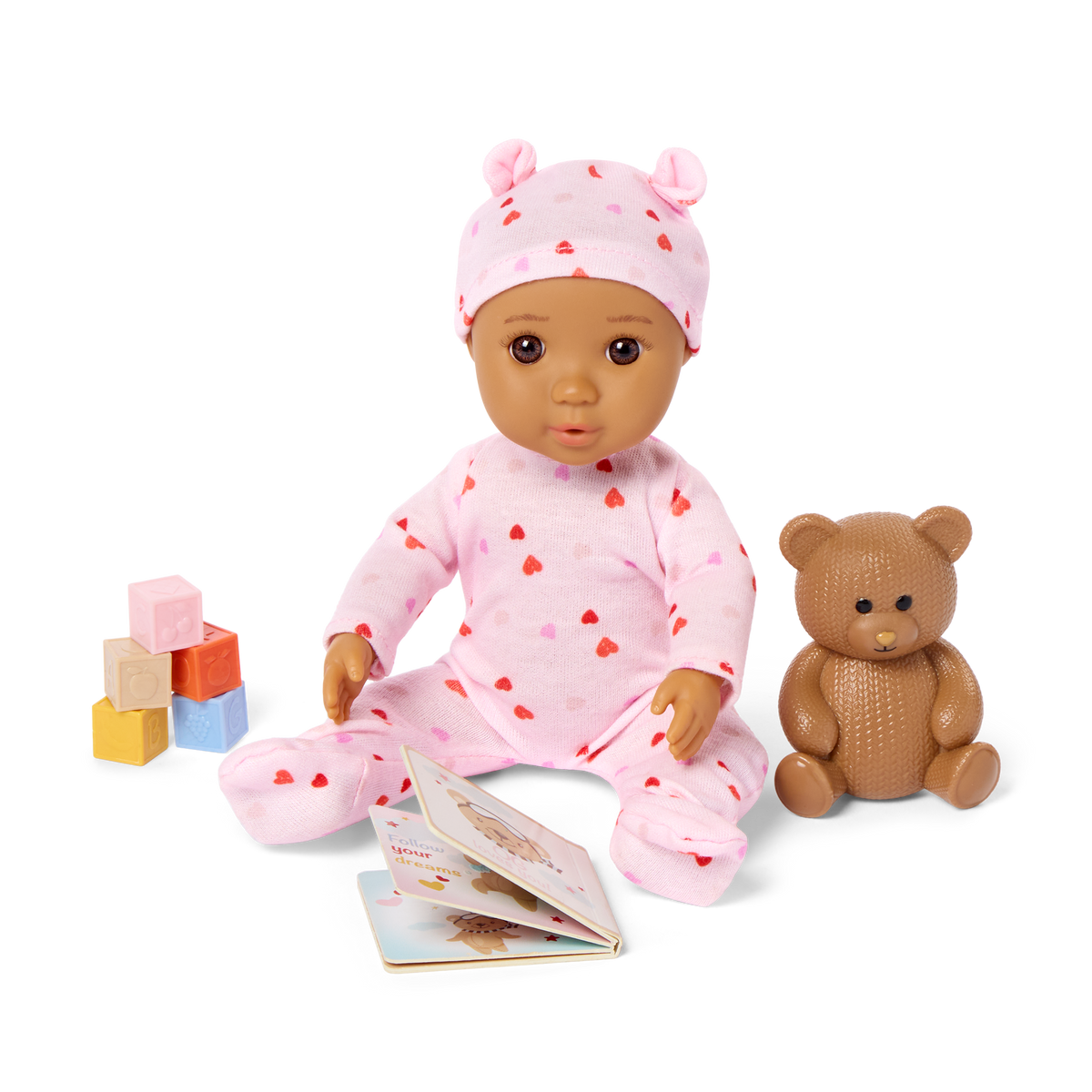 Our Generation Baby Alba & Crib Set