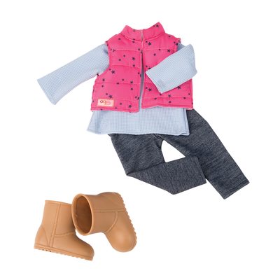  Our Generation Trekking Star travel outfit for 18-inch dolls