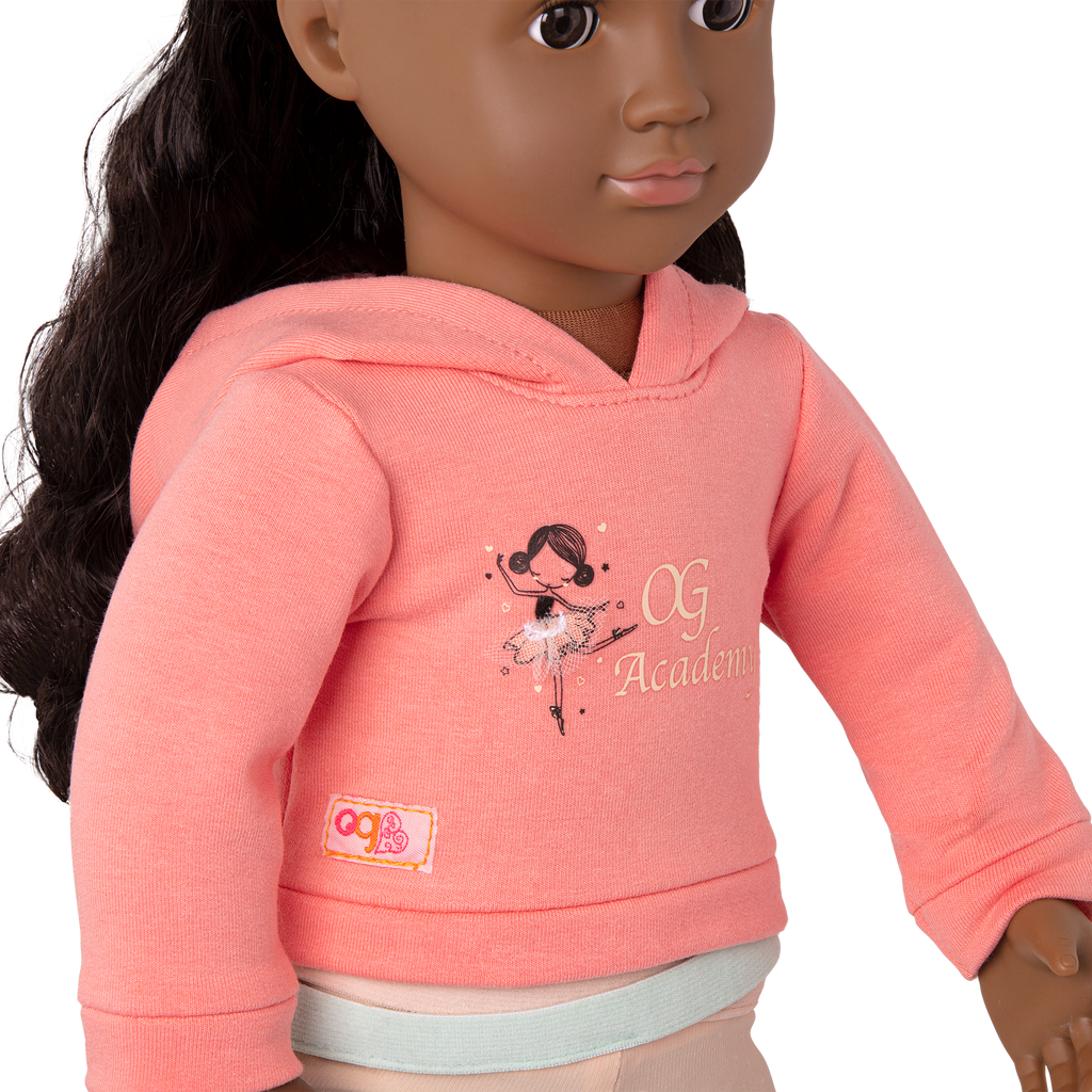 Studio Style Ballet Practice Outfit for 18-inch Dolls ; Studio Style Ballet Practice Outfit for 18-inch Dolls ; Studio Style Ballet Practice Hooded Sweater Outfit for 18-inch Dolls ; Studio Style Ballet Practice Outfit for 18-inch Dolls Macy ; Studio Style Ballet Practice Outfit for 18-inch Dolls Ballet Academy
