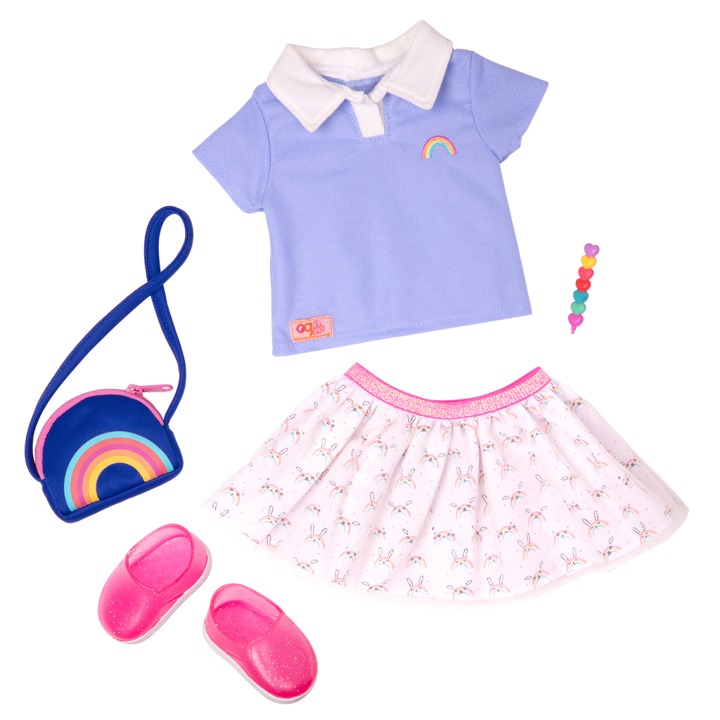School Uniform Outfit for 46cm Dolls