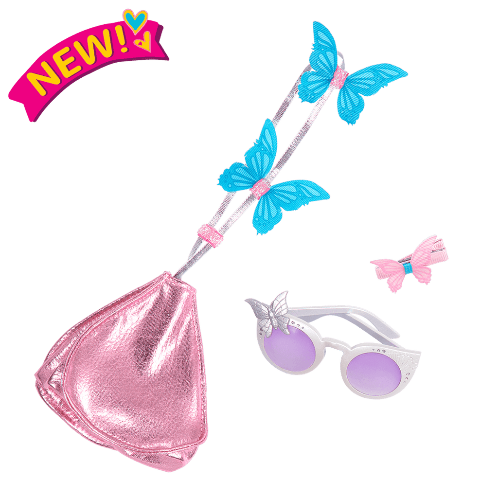 Butterfly Flutter Purse Set for 46 cm Dolls