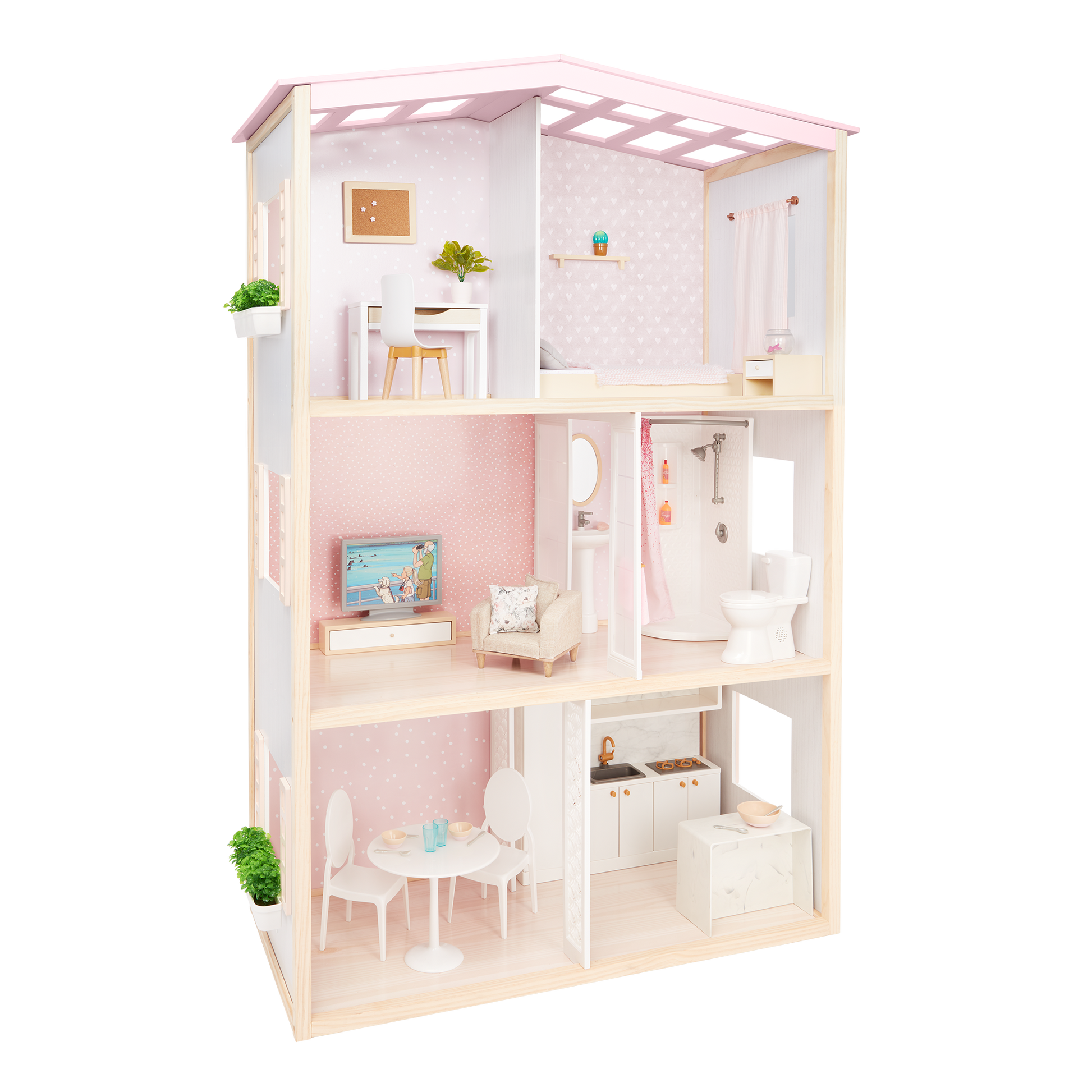 Dollhouse for 46cm dolls