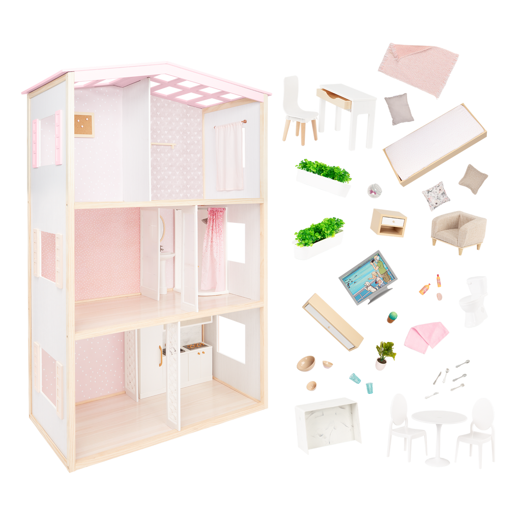 Dollhouse for 46cm dolls