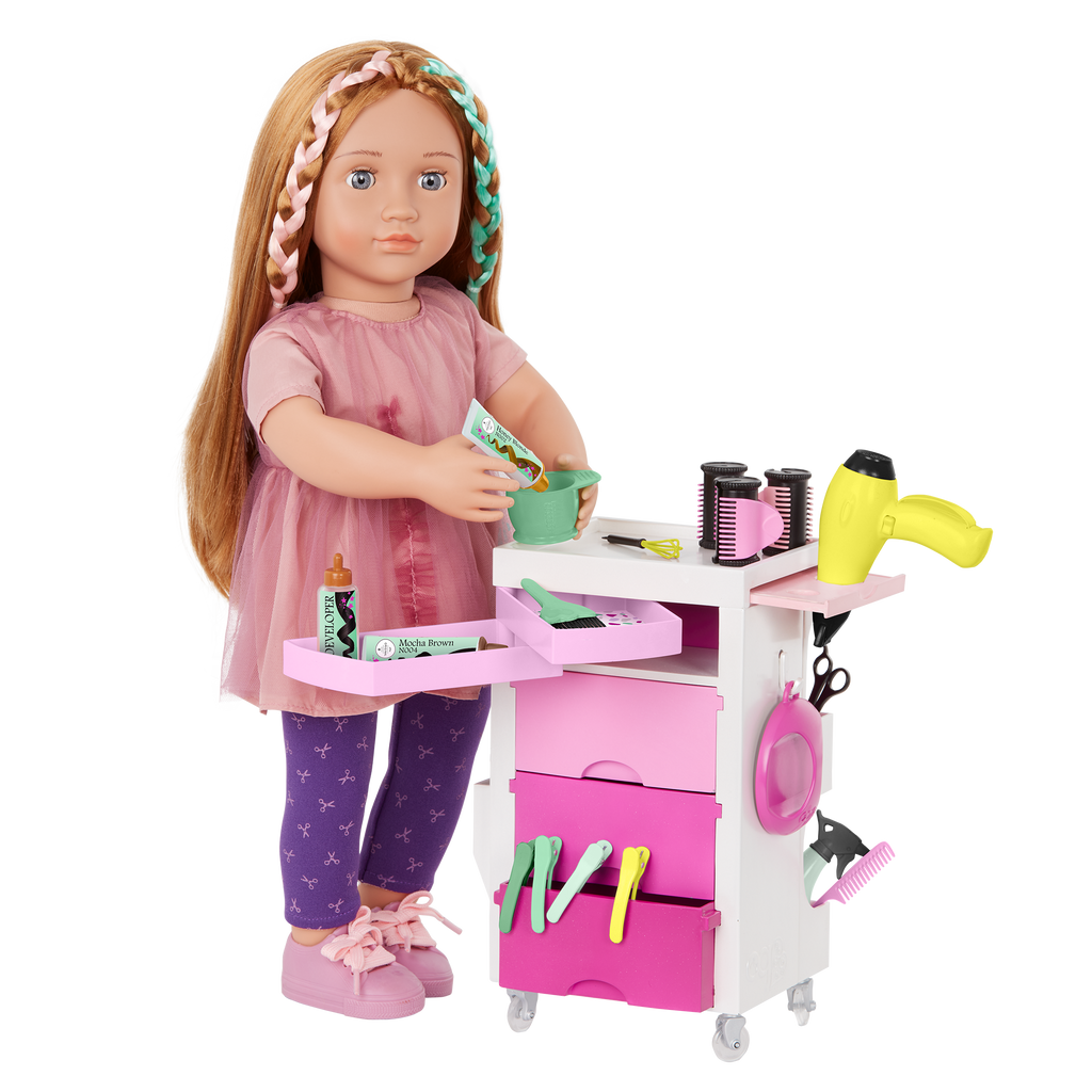 Salon Cart & Styling Set for 46cm Dolls!
