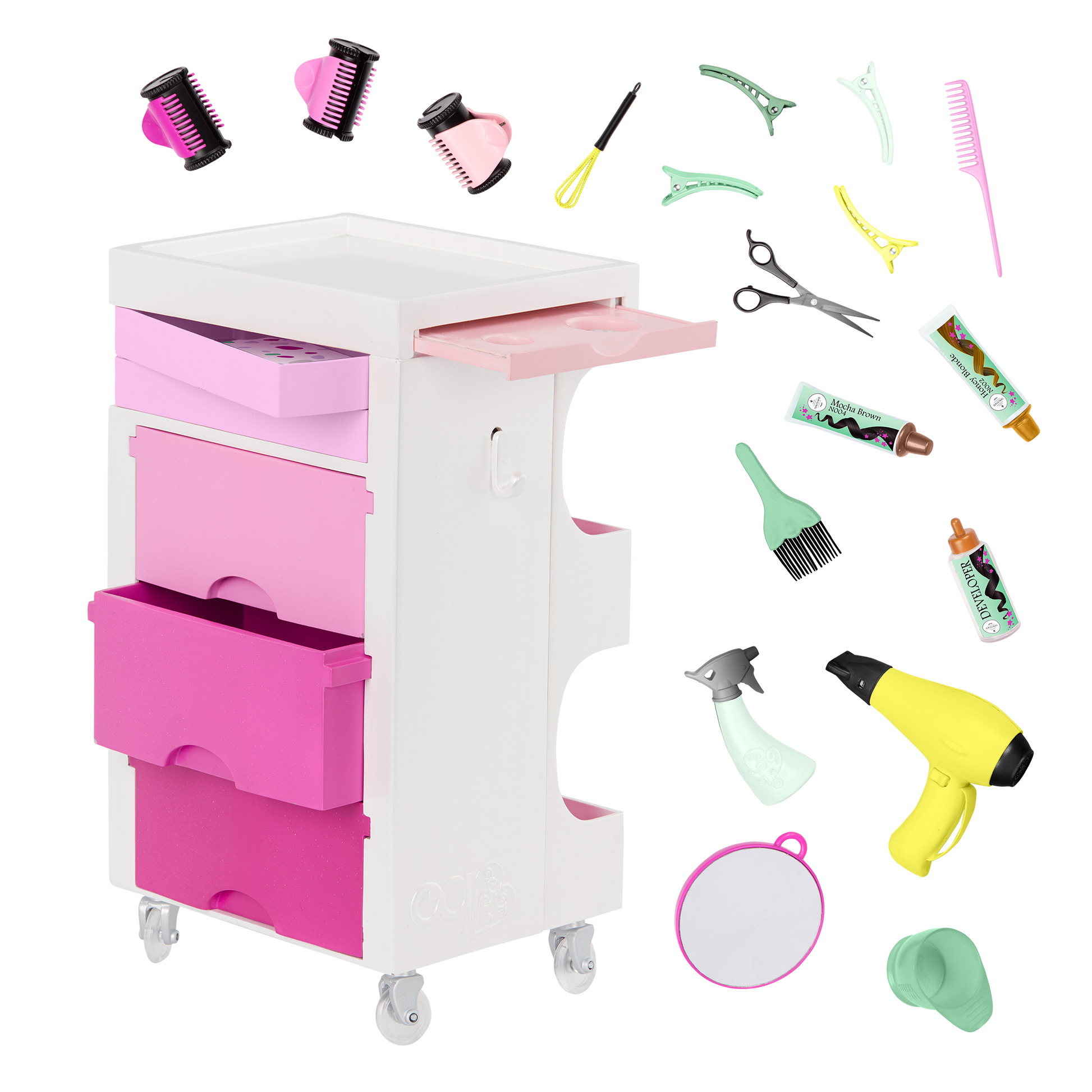 Salon Cart & Styling Set for 46cm Dolls!