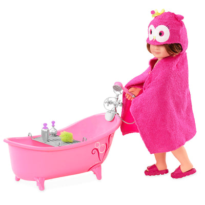 Our Generation Owl Be Relaxing Bathtub Set for 18-inch dolls!